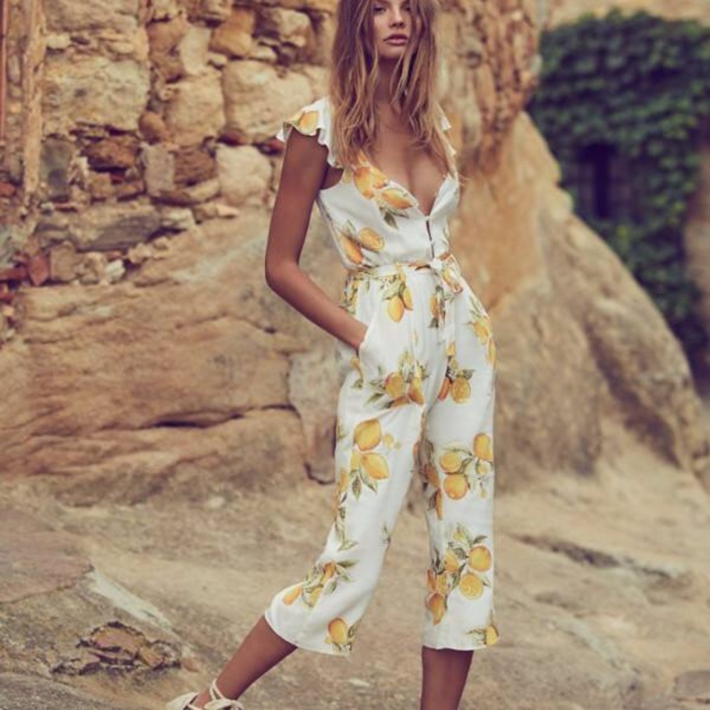 For Love and Lemons Limonada Jumpsuit